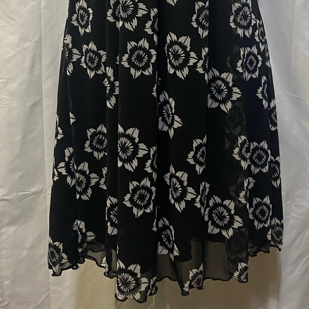 New Directions Floral Sleeveless Dress Womens Medium Whimsigoth Fairy Grunge Y2K - Picture 4 of 6